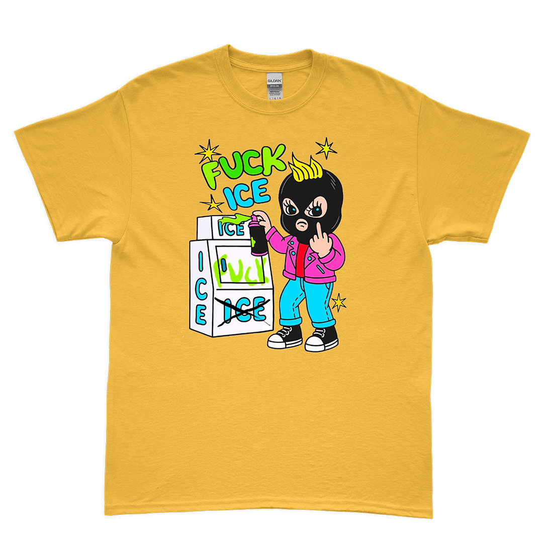 "F Ice Graffiti Cooler" Tee