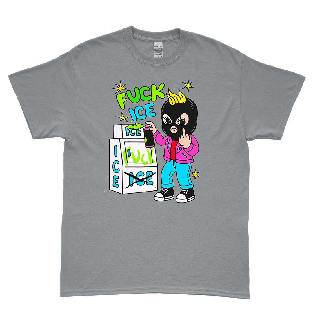 "F Ice Graffiti Cooler" Tee