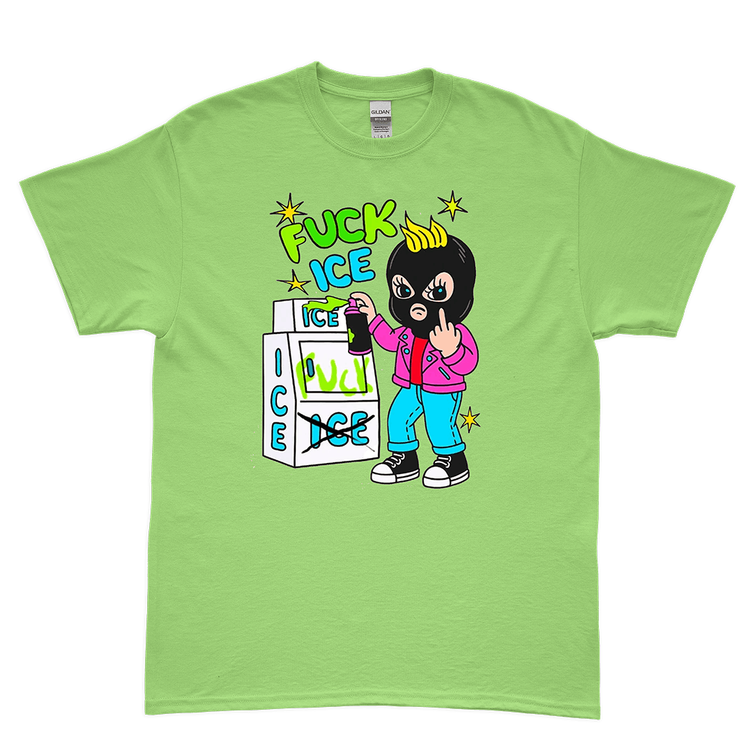 "F Ice Graffiti Cooler" Tee