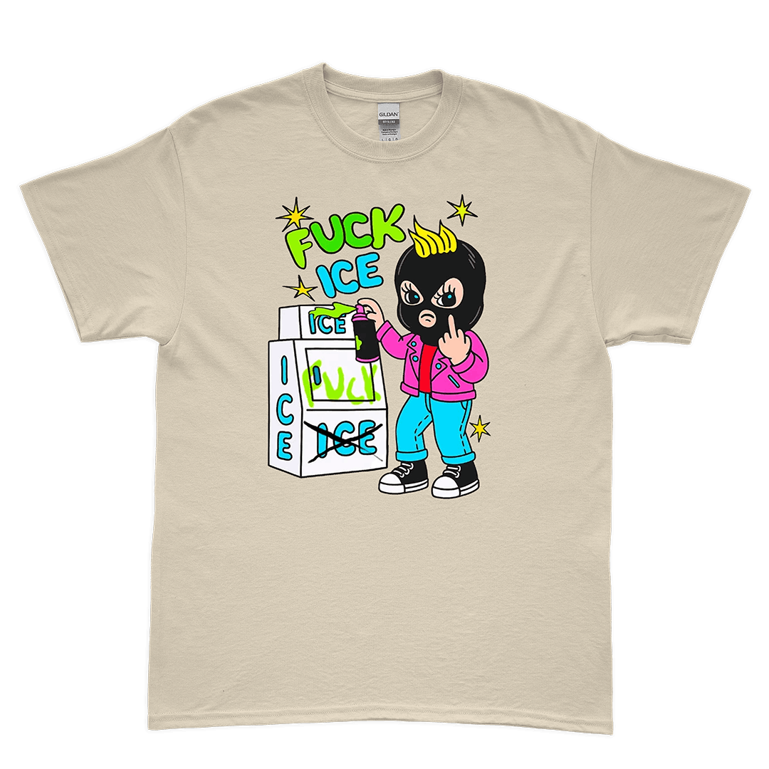 "F Ice Graffiti Cooler" Tee