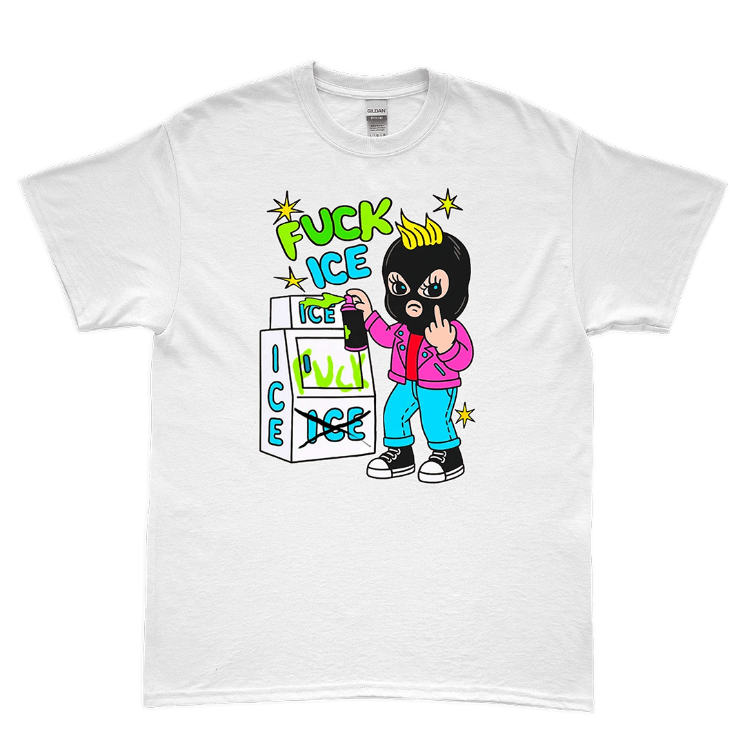 "F Ice Graffiti Cooler" Tee