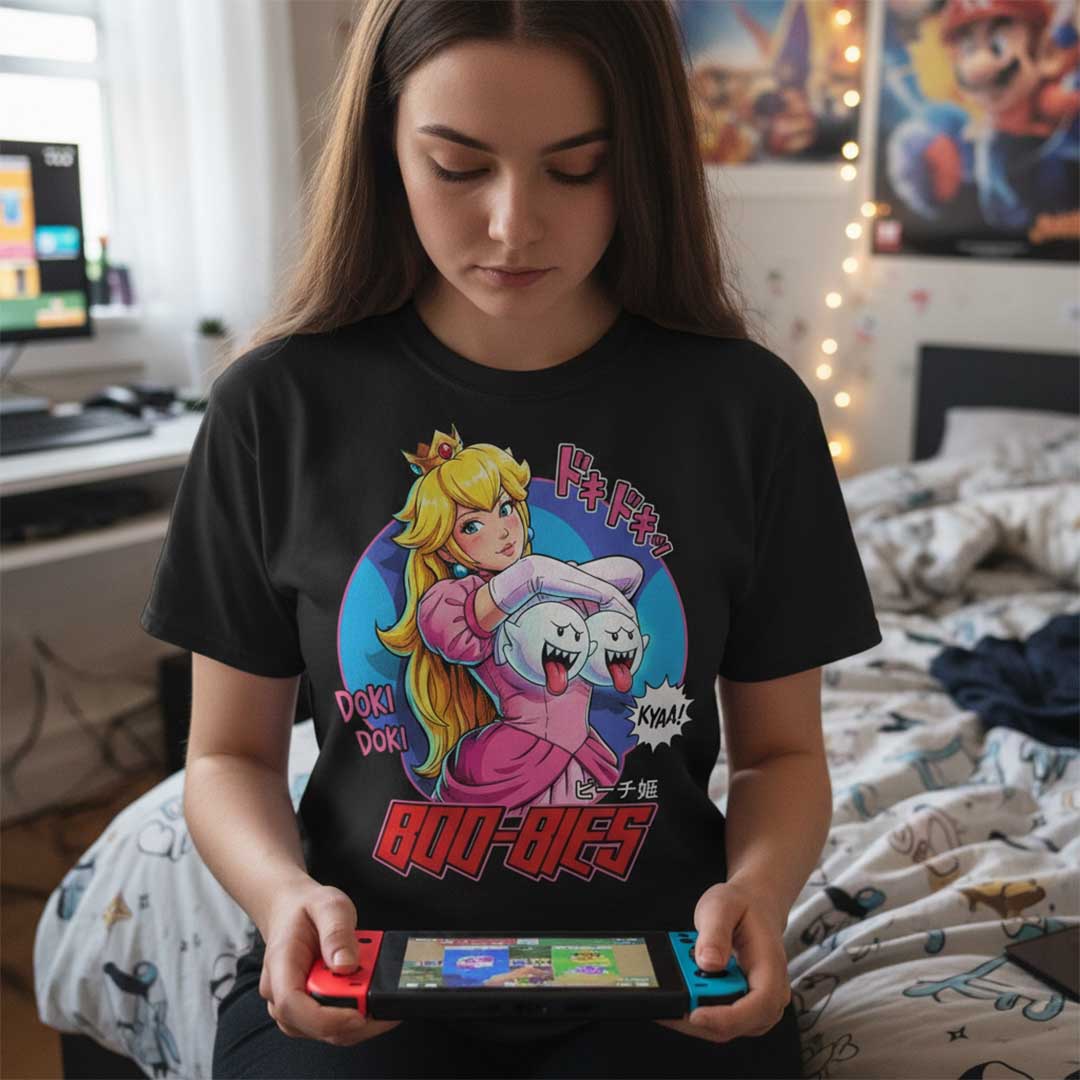 "Peach Boo-Bies" Tee